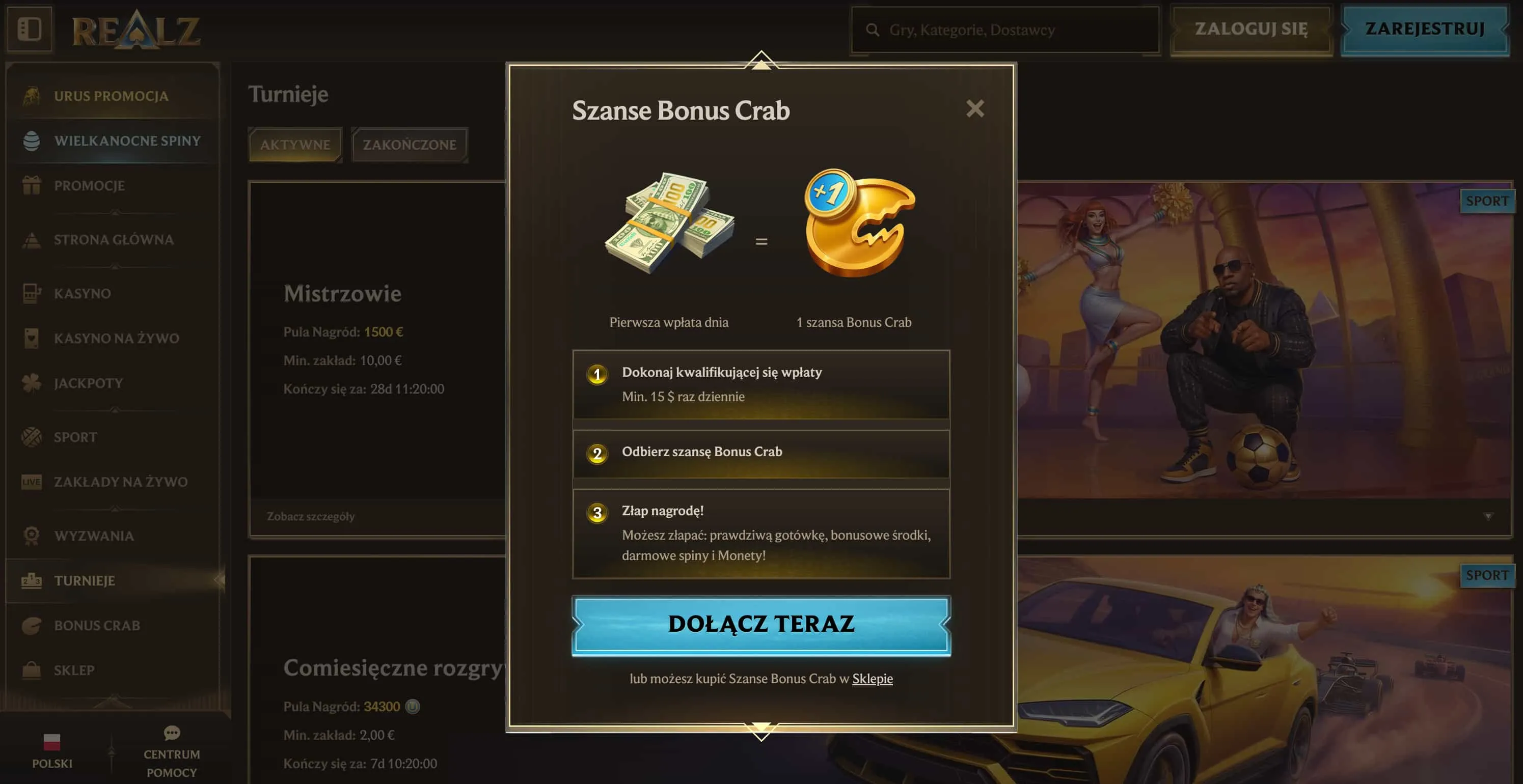 Realz Casino Bonus – pełna oferta promocyjna dla graczy Realz Casino Bonus – pełna oferta promocyjna dla graczy